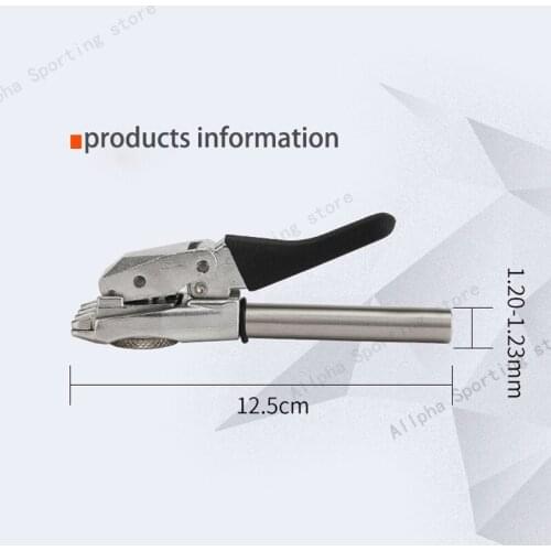 Alpha 2PCS/Lot Badminton String Machine Flying Clamp Threader Accessorie With Four Teeth Clamp 1.20mm Tools