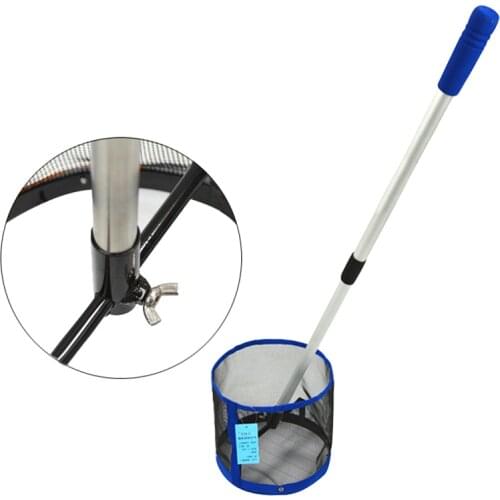 Telescopic Table Tennis Ball Picker 44~90cm adjustable 2 Section Aluminum Pole Table Tennis Picking Net Collection HOT