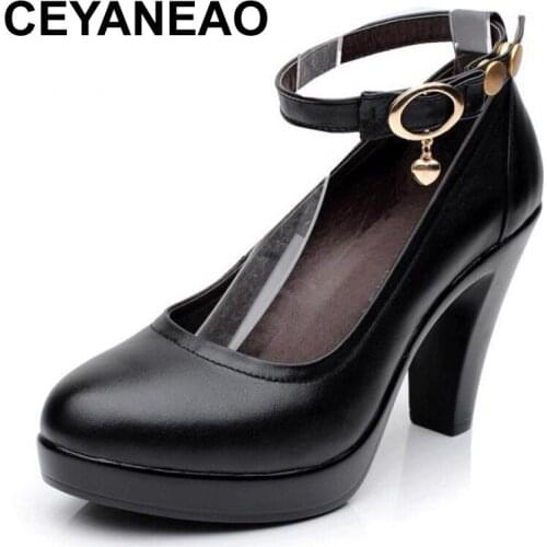 CEYANEAO Women's Shoes With A Strap