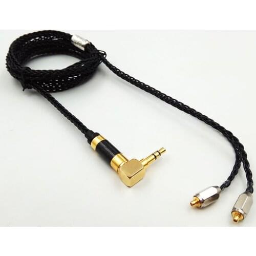 Diy upgrade cable single crystal copper silver plated wire se535 im50 tf10 UE18