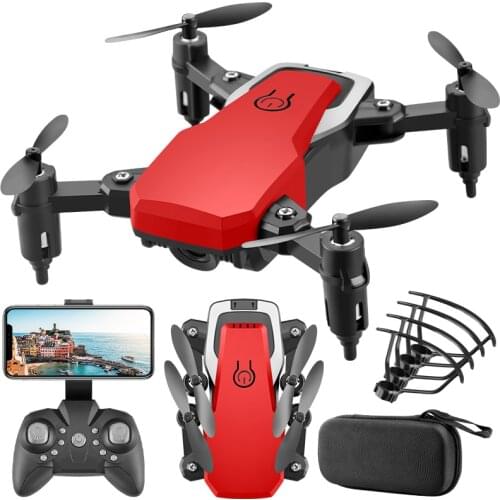 LF606 Mini Drone With Camera HD Wide High Hold Professional RC Helicopter One-Key Return FPV Drones Foldable Quadcopter Kid Toys
