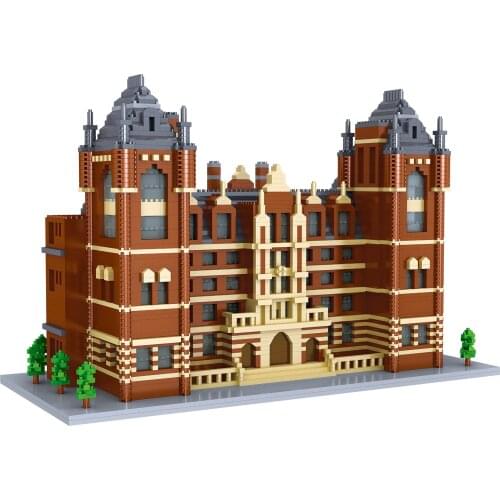 LZ8035 Micro-diamond Small Particle Building Royal Conservatory of Music Model Assembled Building Block Toys for Children Gifts