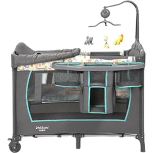 Valdera multifunctional crib foldable baby bed portable game newborn bed bb bed with mosquito net