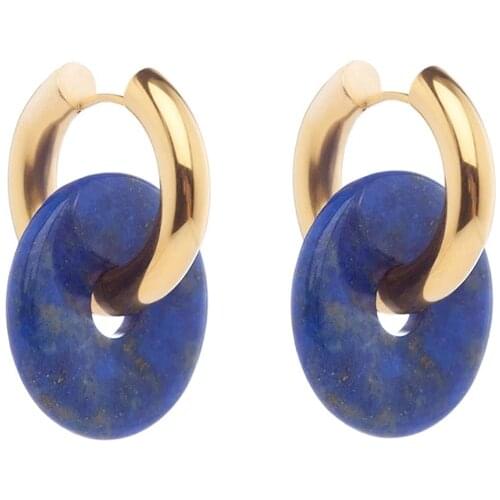 Moda Trendy brincos vintage Beautiful natural stone серьги шары bijoux femme 2020 Fashion Accessories Jewelry mothers day gift