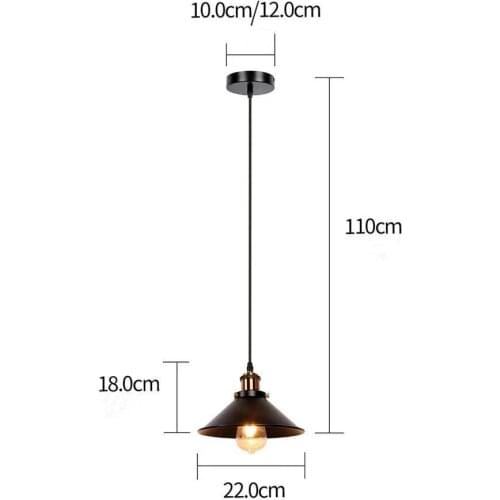 Retro Modern Iron interior decoration led chandelier bedroom kitchen restaurant bar balcony umbrella Chandelier