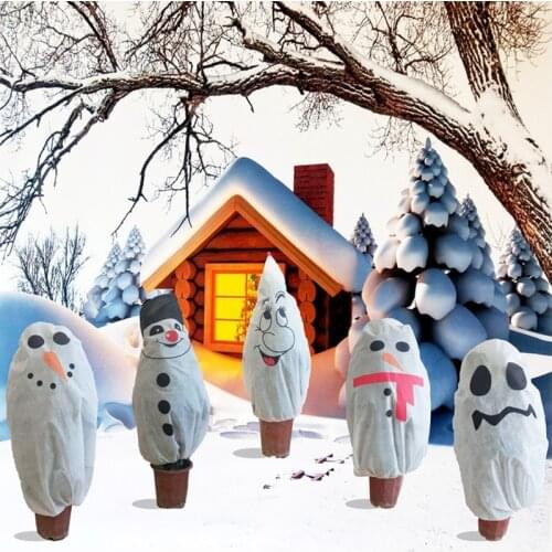 Gardening Decor Non-woven Christmas Tree Protective Cover Winter Plant Shade Cold And Insect-proof Non-woven Garden Decoration