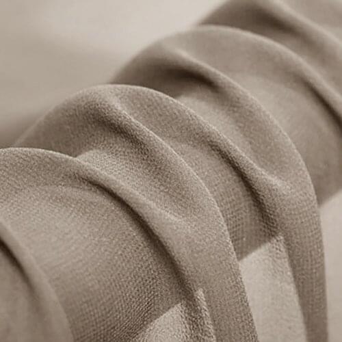 SILK GEORGETTE 114cm width 8momme/100% Natural Silk Fabric Chiffon Fabric Supplier Camel NO 15