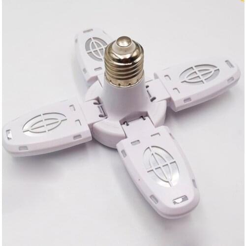 6500K LED Deformable Garage Lamp High Bay Workshop Ceiling Warehouse Light Bulb E27 Foldable Ceiling Lights Workshop