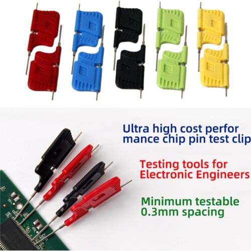 SDK08 Test Clip Ultra Small Clip Micro IC Clamp TSOP MSOP QFP TQFP LQFP SMD IC Test Chip Mini Chips Adapters Socket