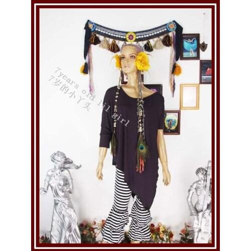 Belly Dance Top Modal Cotton Wear Yoga Tribal Fusion HHK02 08