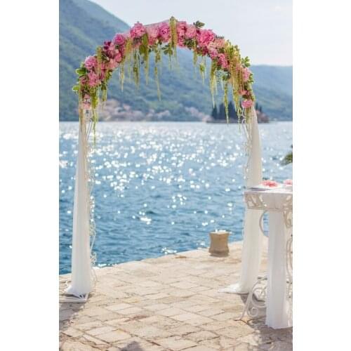 Seaside wedding ceremony Fotografia backgrounds vinyl photography backdrops for photography studio accessories photophone F-3034