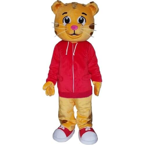 High quality Animated cartoon Grr-ific Feelings Daniel Tiger Mascot Costume Daniel Tiger Fur Mascot Costumes