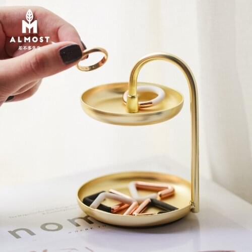 Jewelry tray storage tray Nordic key storage box porch creative desktop cosmetics storage box