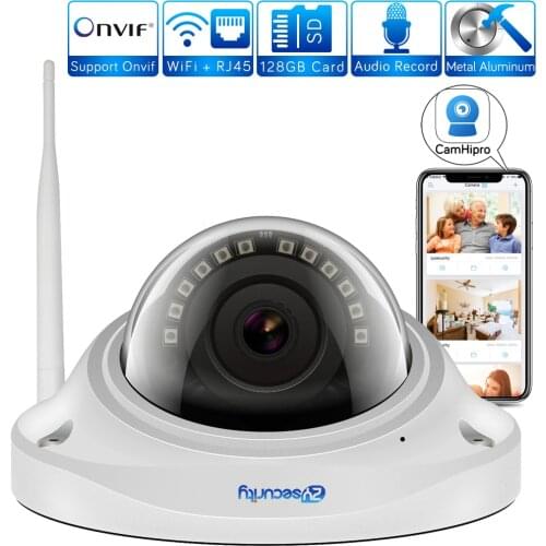 ZYsecurity 1080p Wifi Camera CamHi App Onvif 20m Night Vision Vandalproof SD Card Two Way Audio Alarm Home Security CCTV Camera
