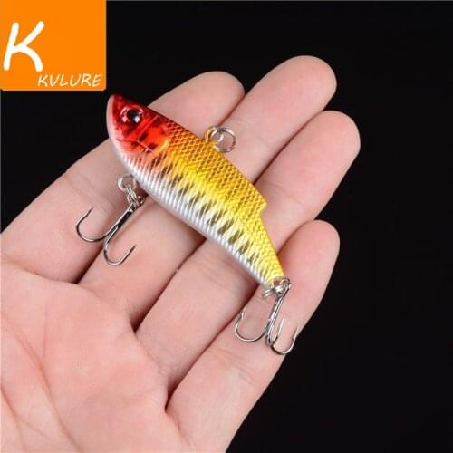1pcs Fishing Lure Winter VIB Spoon Bait 57mm 10g Hard Crankbait Wobbler Isca Artificial Peche Salmo for Fishing