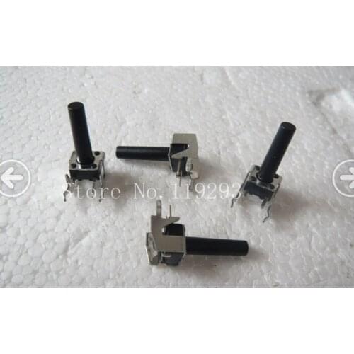 [BELLA]Japan 6 * 6 * 17 side by ALPS button switch touch switch with bracket new original--200pcs/lot