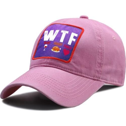 Thanksgiving Day WTF Print Baseball Caps Outdoor Unisex Snapback Hat Breathable Sunscreen Riding Hats Summer Casual Baseball Cap