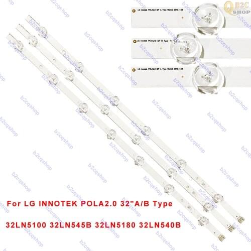 LED TV backlight strip kit for LG INNOTEK POLA2.0 32"A/B TYPE LG32LN5100 545B