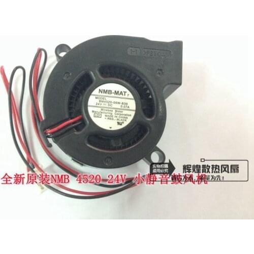 NEW NMB-MAT Minebea BM4520-05W-B30 4520 24V 0.07A turbine Projector cooling fan