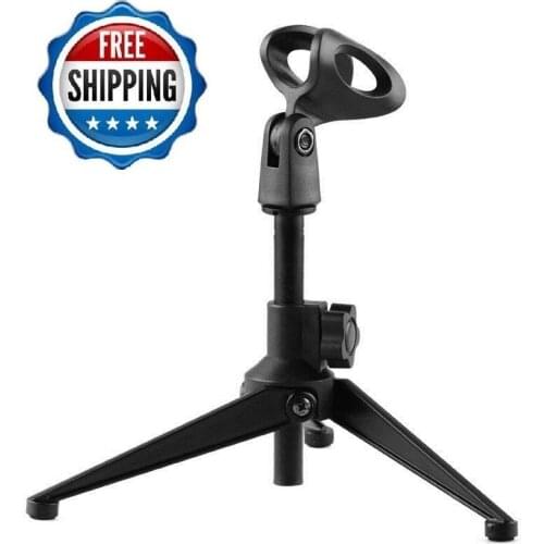 Bolymic NEW Adjustable Metal Desktop Microphone Mic Stand Fits Shure SM57, Beta58A microfoon