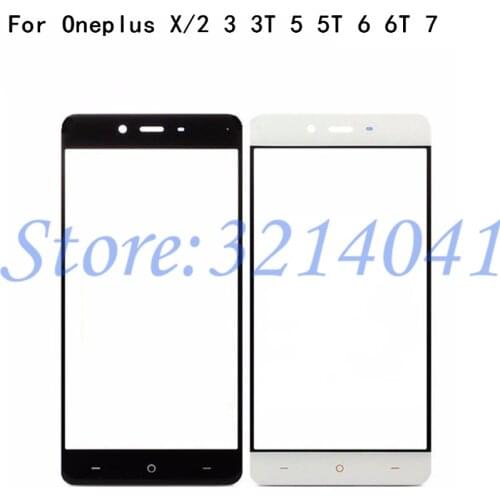 Top Quality For Oneplus 3 3T 5 5T 6 6T 7 7T Front Outer Glass Lens Cover replacement For For Oneplus X 3 3T 5 5T 6 6T Lcd glass