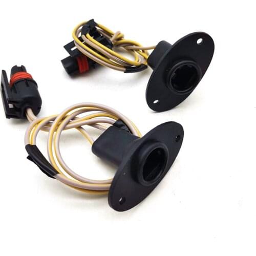 2PCS License Plate Lamp Wiring Fits For Dodge Ram (1994-2001 1500, 1994-2002 2500/3500) 5179988AC 5179988AA