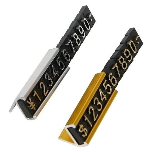 Mini Metal Base Frame Combined Kit Letter Price Pricing Cube Table Top Adjustable Numbe