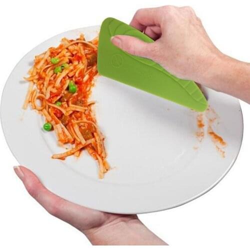 Creative Practical Kitchen Supplies Random Color Dishwashing Cleaning Silicone Scraper