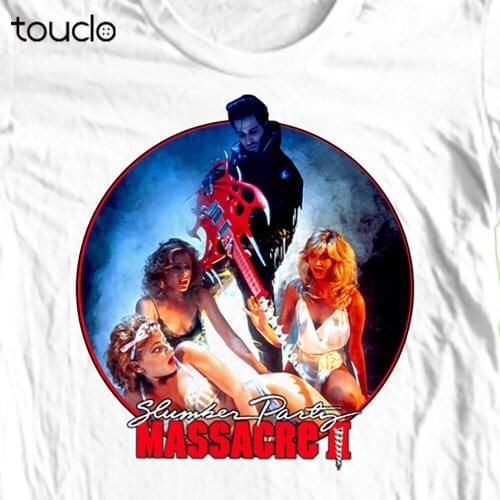 Slumber Party Massacre II T-shirt retro 80s horror slasher movie cotton tee