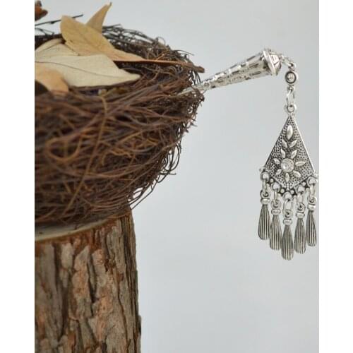 New Fashion Hair Jewelry 2 Styles Elegant Vintage Pendant Tassel Hair Sticks Hairpin Women Headdress Charm Accessory