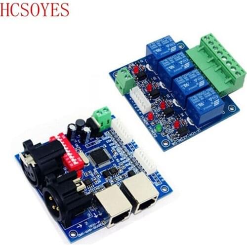 1set/lots) DC12V DMX-RELAY-4 channel dmx512 relays decoder main-board & use for led lamp