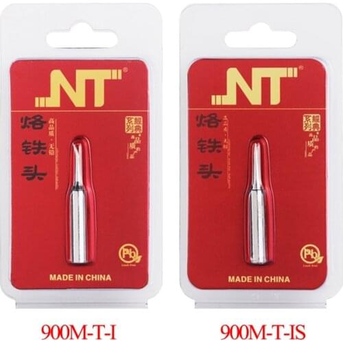 1PC Lead Replacement 900m-T-I 900M-T-IS Solder Iron Tips Head For Soldering Repair high quality Sting for soldering iron head