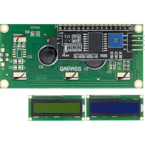 10PCS LCD module Blue Green screen IIC/I2C 1602 for arduino 1602 LCD UNO r3 mega2560 LCD1602+IC2