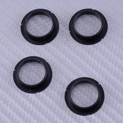 1T0919133C 1T0919133C9B9 4Pcs Bumper Grille Park Sensor Sealing Ring Rubber Black Fit For Audi A4 A6 VW Seat Skoda