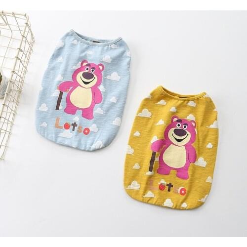 2021 Pet Dog Clothes For Small Medium Dogs Pets Clothing Soft Dog Vest Shirt For Dogs Costume French Bulldog Chihuahua Yorkshire