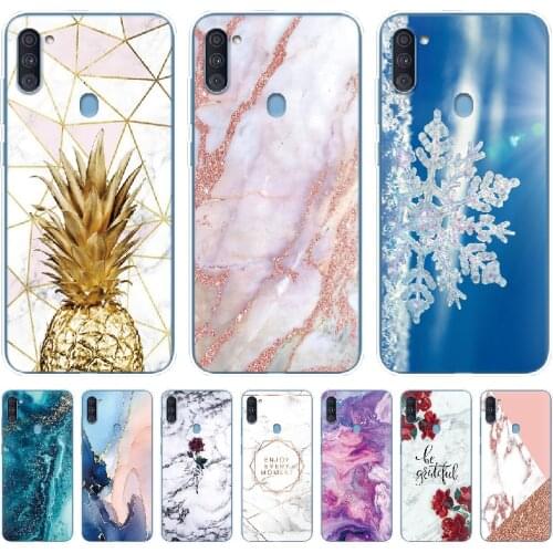 Case For Samsung Galaxy A11 Cases Marble Soft Silicon TPU Back Cover For Samsung A11 Bumper A 11 Protective Funda Coque 6.4 inch
