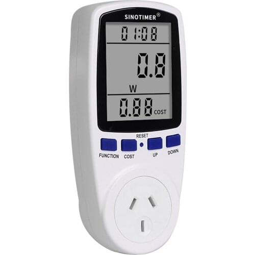 Socket Digital Voltage Wattmeter Power Consumption Watt Energy Meter KWh AC 230V 120V Electricity Analyzer Monitors
