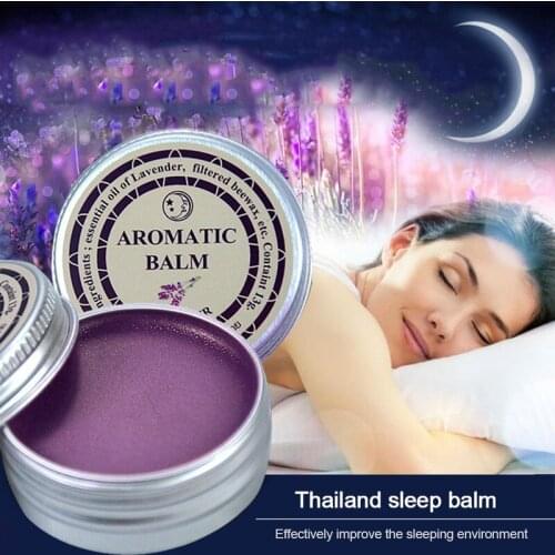 Effective Lavender Aromatic Balm Help Sleep Soothing Cream Essential Oil Insomnia Treatment Relieve Stress Anxiety Cream Perfume