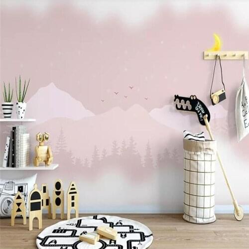 Fantasy woods childrens room background wall professional production murals wholesale wallpaper mural poster photo wall