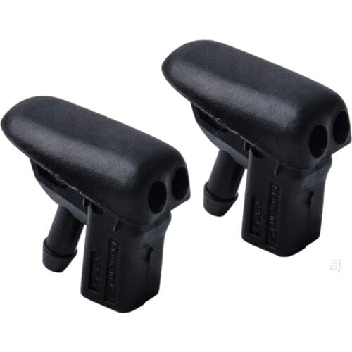 2PCS Front Windshield Washer Nozzles For Jaguar X-Type 2002-2007 Auto Replacement Parts