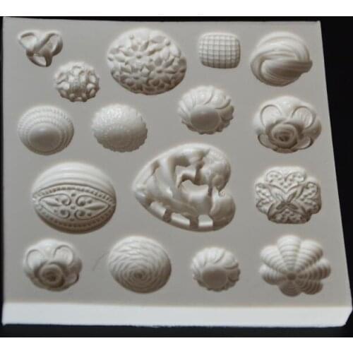 Food Grade KLM Silicone Fondant Cake Border Decoration Mold Chocolate Candy Mold