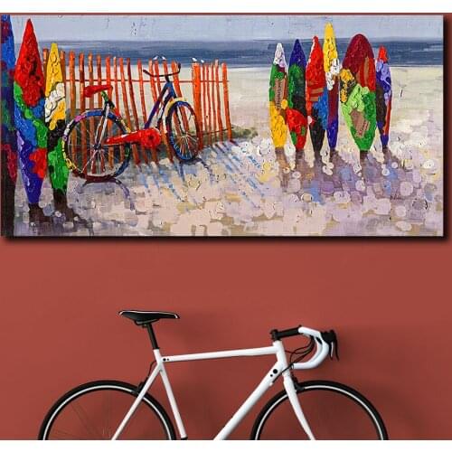 Fashion Colorful Sea-Rid Home decor Wall art Canvas Painting Wall Pictures Print for Living Room Art Pictures No Framed