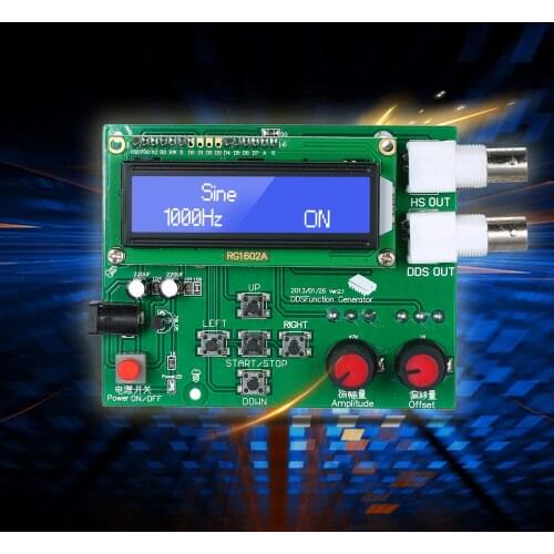 DDS Function Signal Generator Module Sine Square Triangle Sawtooth Wave Low Frequency LCD Display Digital DIY Module