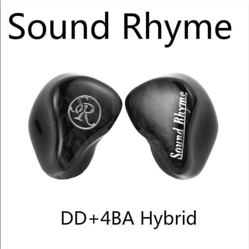 Sound Rhyme SR-5 SR5 DD+4BA Hybrid knowles 3D Custom HiFi Music Monitor Bass 2Pin 0.78mm Audiophile Musician Earphones Earbuds
