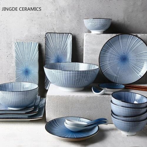 New round ceramic plate tableware fruit salad dessert steak bread Japanese cuisine kitchen accessories decorative tableware