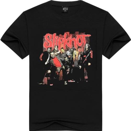 New Summer Slipknot t shirt Men/Women Tops Tees Wear the mask Rock T-shirt Fashion Men loose t-shirts Tshirts Plus Size