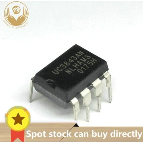 10pcs UC3843B UC3843AN UC3843BN UC3843AL KA3843 UC3843 3843 DIP-8 In Stock