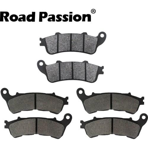 Front and Rear Brake Pads for Honda VFR800 VFR 800 Interceptor 06-13 XL1000 XL1000V Varadero 04-11 ST1300 ST 1300 08-13