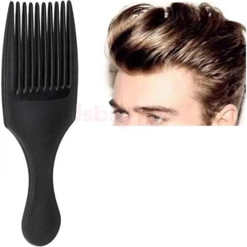 Handheld Afro Hair Pick Lift Comb Long Wide Tooth Curly Hair Mens Oily Hair Comb