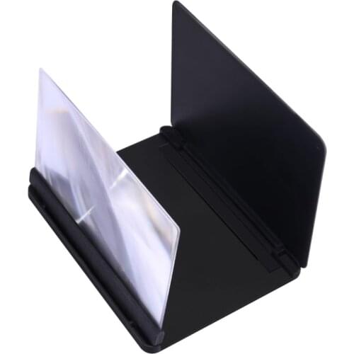 10X Mobile Phone Screen Magnifying Glass HD 3D Magnifying Glass Foldable Pressure Fresnel Lens Screen Magnifier